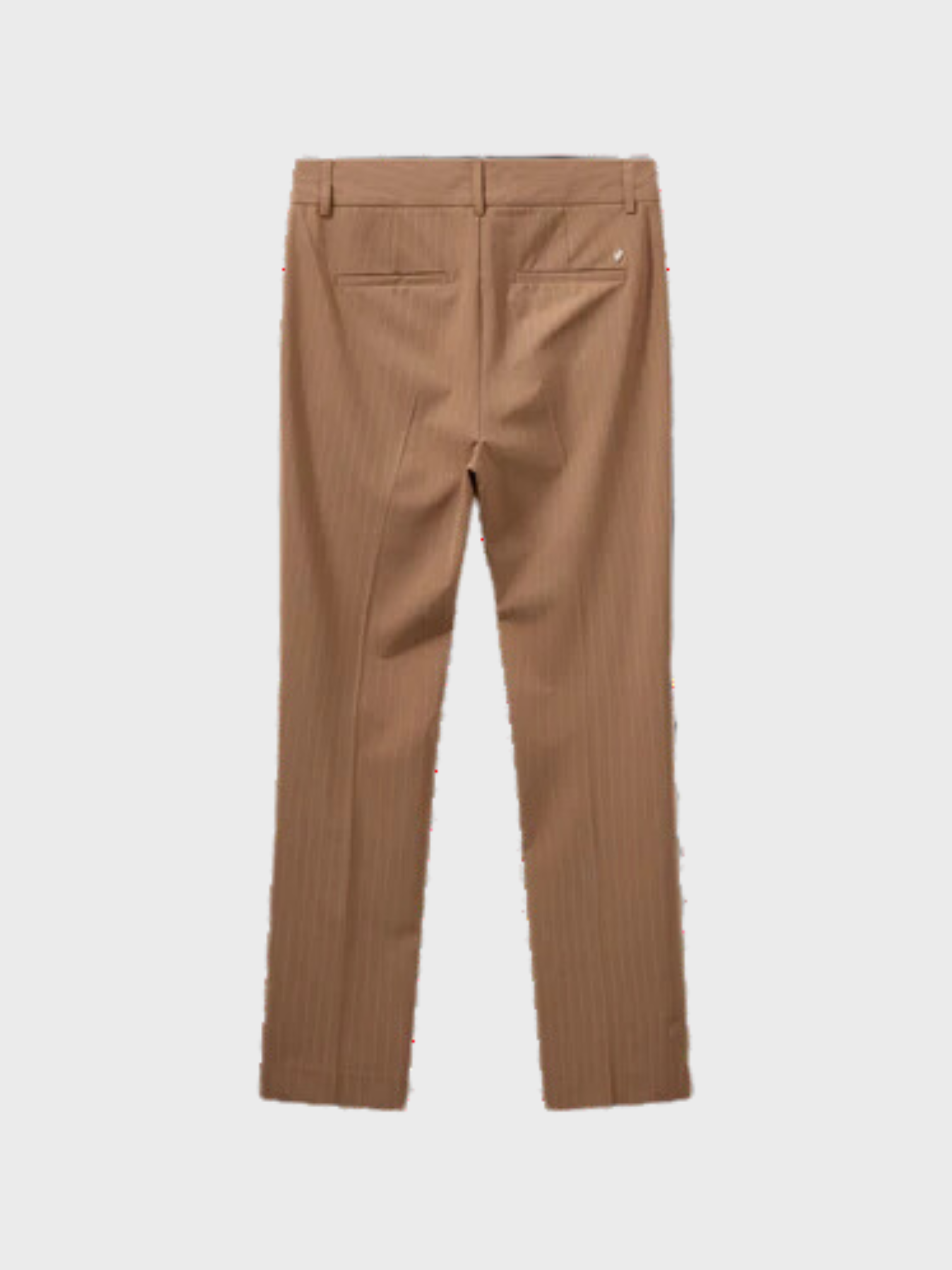 Pantalones de mujer Abbey Ansini MOS MOSH color chocolate corte chino  pitillo abertura en bajo 145760