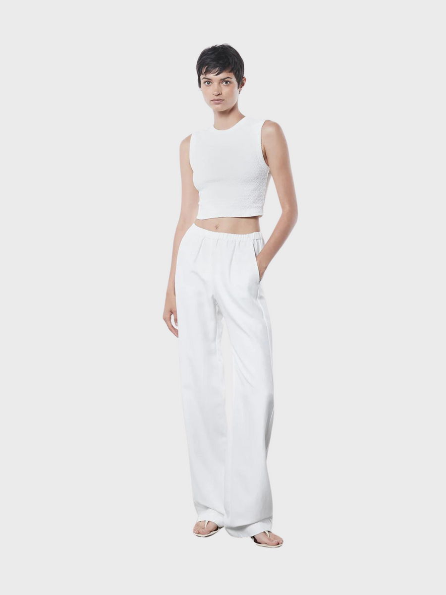 Enza Costa Twill Everywhere Pant Off White. Shop Women's Pants 