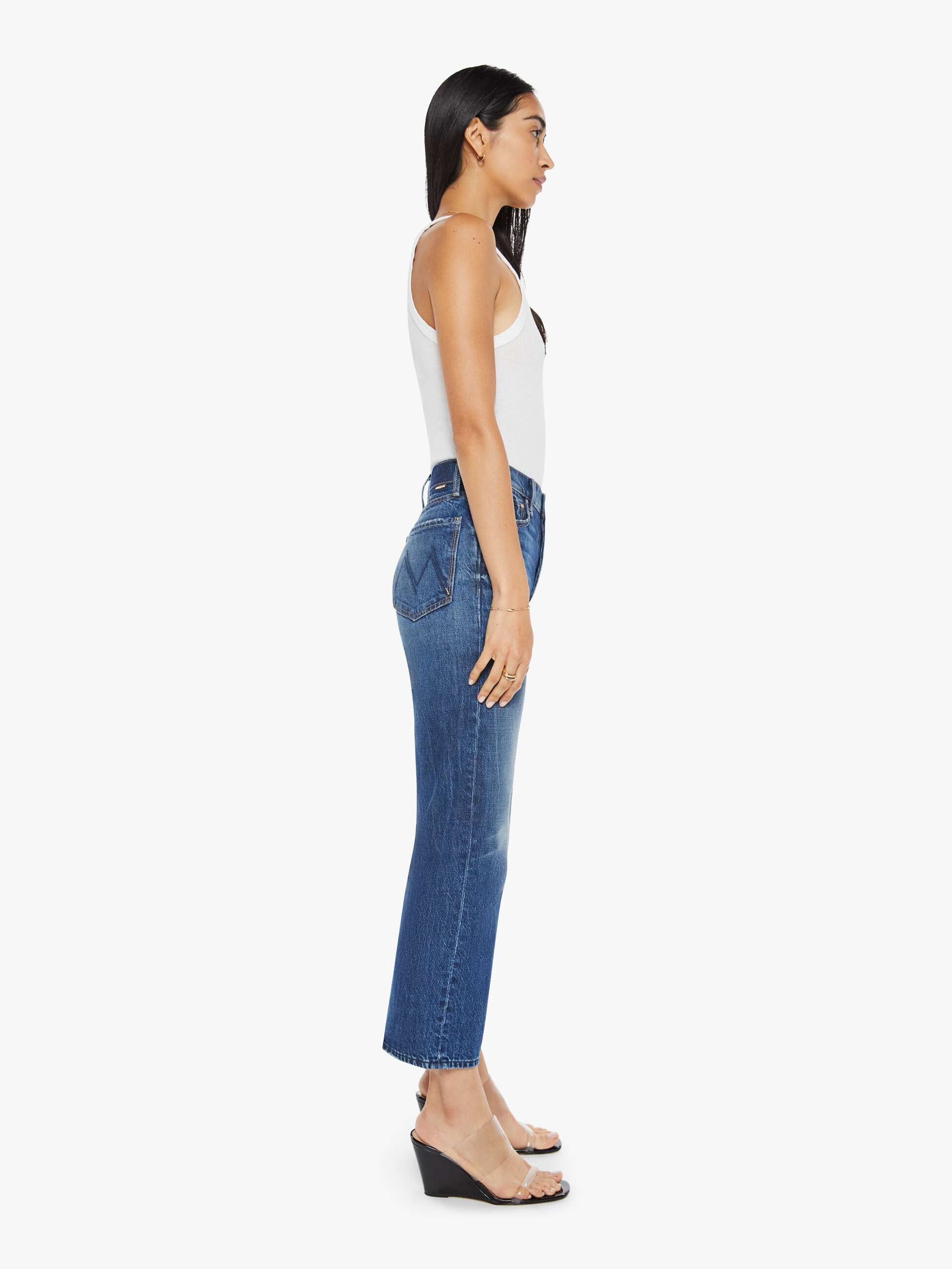 MOTHER Rambler Ankle Denim Jeans Well Stacked-Denim-West of Woodward Boutique-Vancouver-Canada