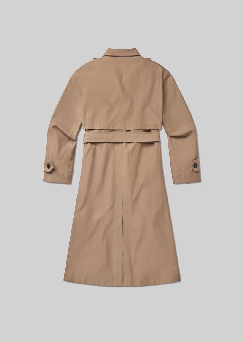 COH Favi Trench Coat - Dark Khaki-Jackets-West of Woodward Boutique-Vancouver-Canada