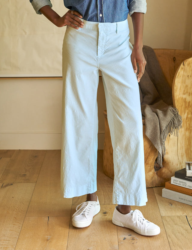 Frank &amp; Eileen Wexford Trouser - Sea Breeze-Pants-West of Woodward Boutique-Vancouver-Canada