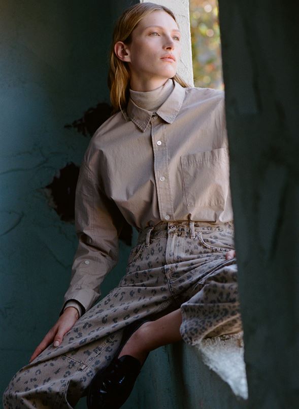 COH Kayla Button Up Shirt - Sandatlas-Shirts-West of Woodward Boutique-Vancouver-Canada