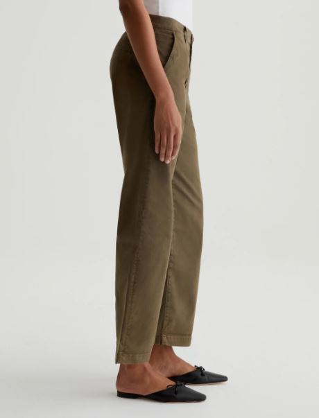 AG Caden Straight Trouser Sulfur Oak Brown-Pants-West of Woodward Boutique-Vancouver-Canada