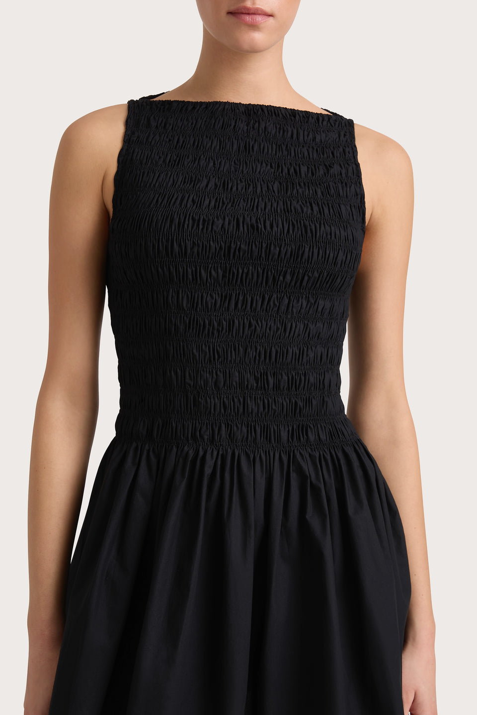 Faithfull the Brand Noa Mini Dress- Black-Dresses-West of Woodward Boutique-Vancouver-Canada