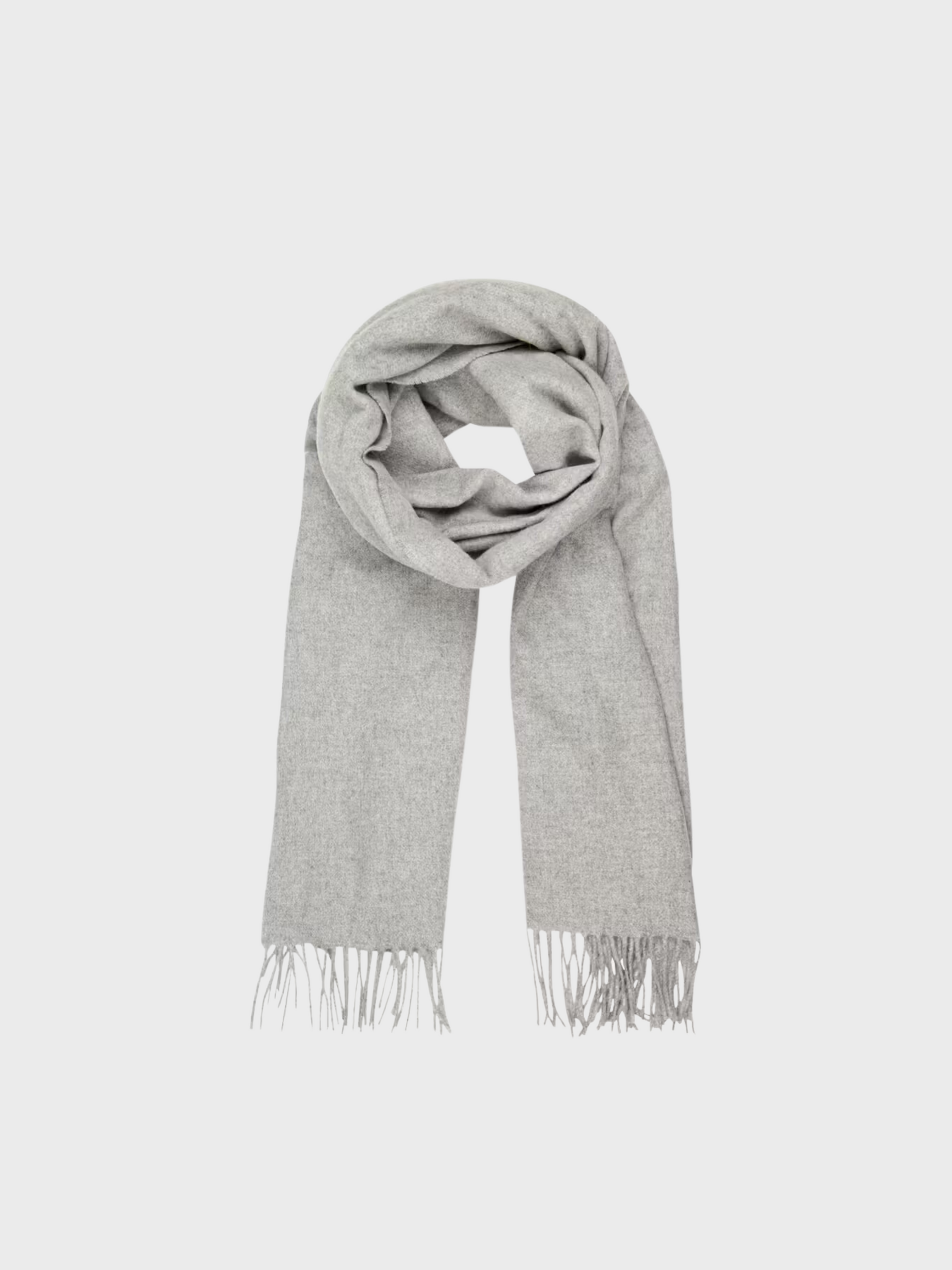 Samsoe Accola Maxi Scarf Grey Melange-Accessories-West of Woodward Boutique-Vancouver-Canada