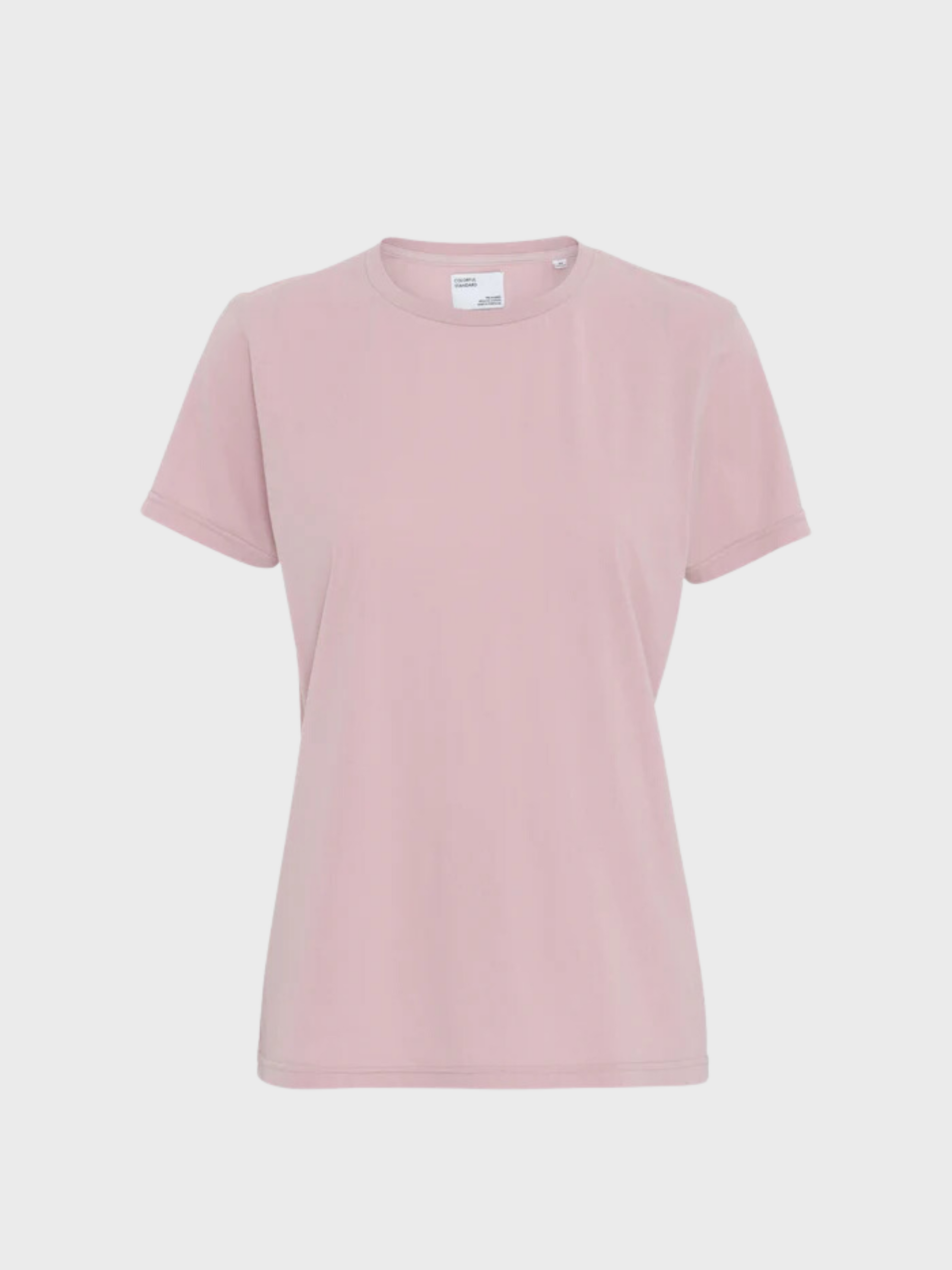 Colorful Standard Women&#39;s Light Tee- Faded Pink-T-Shirts-West of Woodward Boutique-Vancouver-Canada