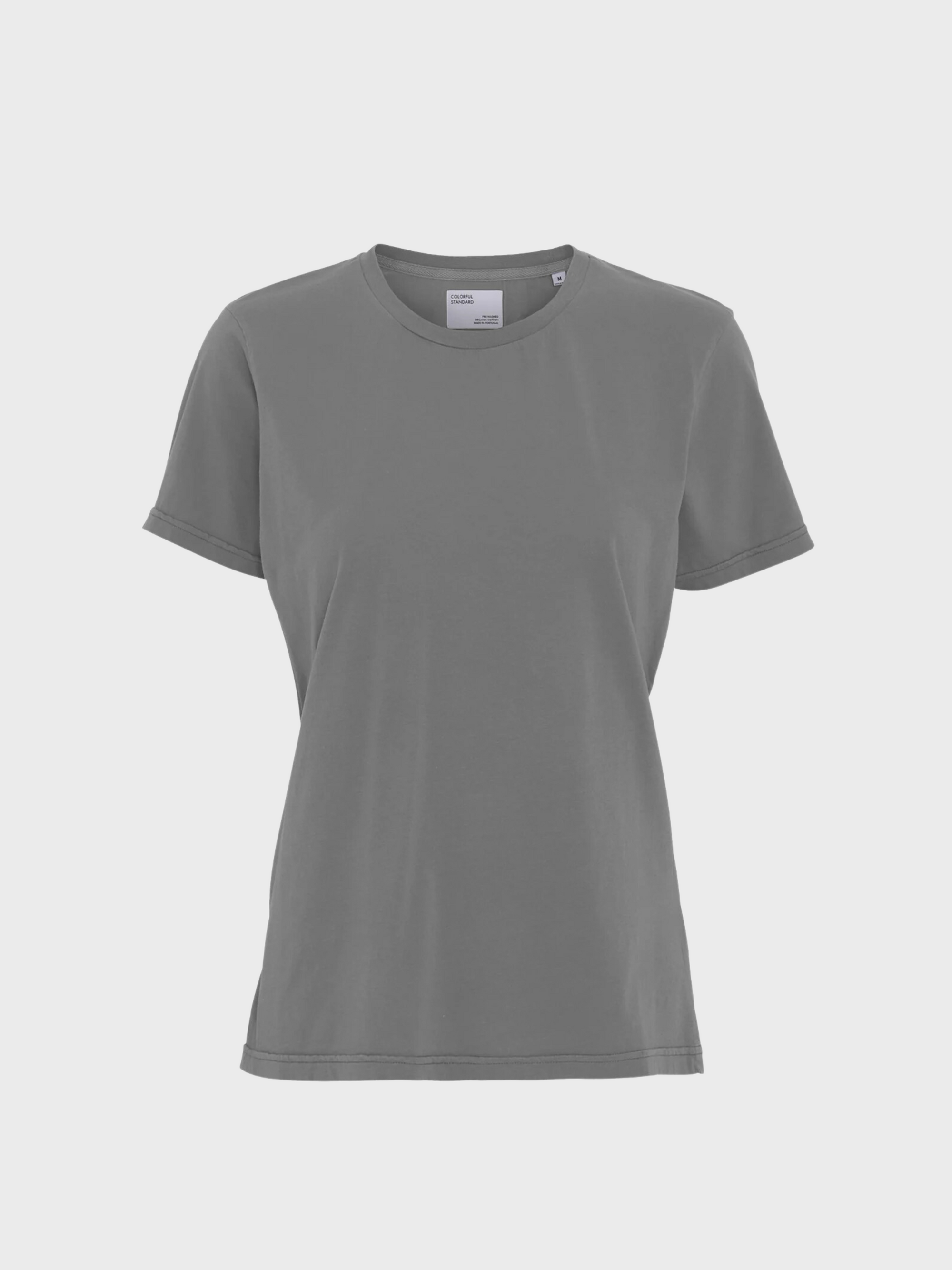 Colorful Standard Women's Light Organic Tee- Storm Grey-T-Shirts-West of Woodward Boutique-Vancouver-Canada