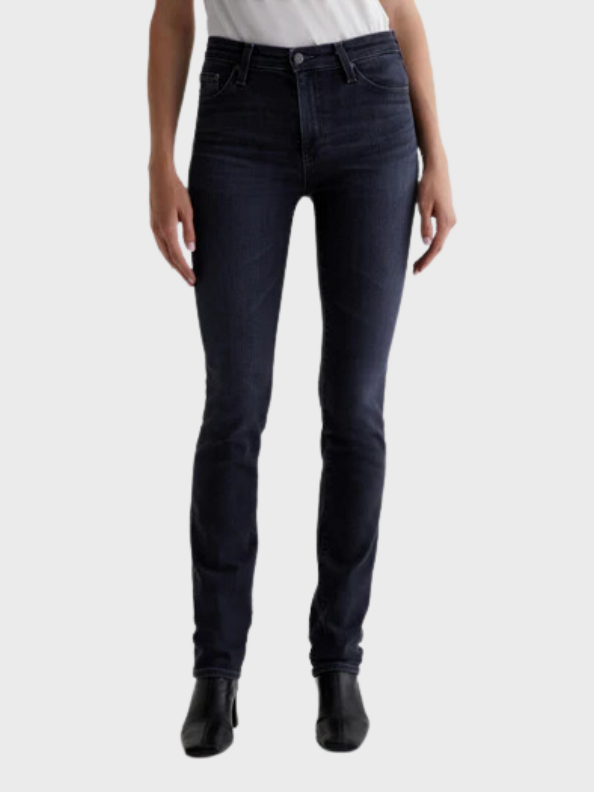 AG Mari Extended Denim Jeans 8 Years Black Salt-Denim-West of Woodward Boutique-Vancouver-Canada