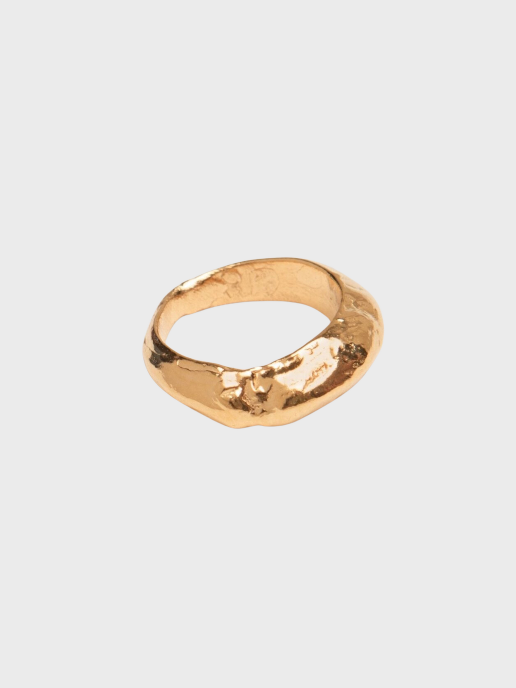 Pamela Card Opulent Crumble Ring 24K Gold Plated-Accessories-West of Woodward Boutique-Vancouver-Canada