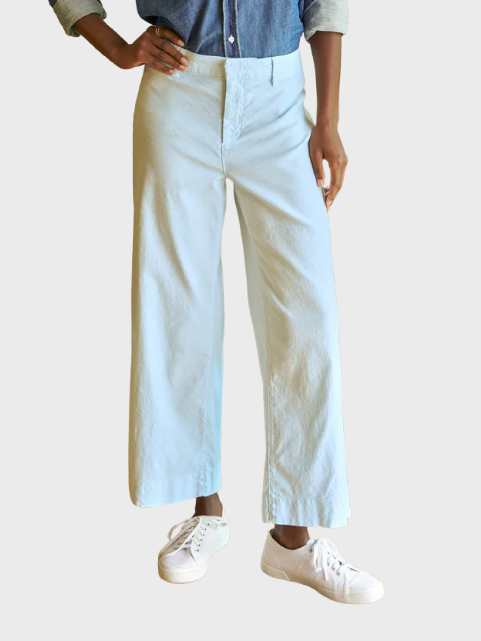 Frank & Eileen Wexford Trouser - Sea Breeze-Pants-West of Woodward Boutique-Vancouver-Canada