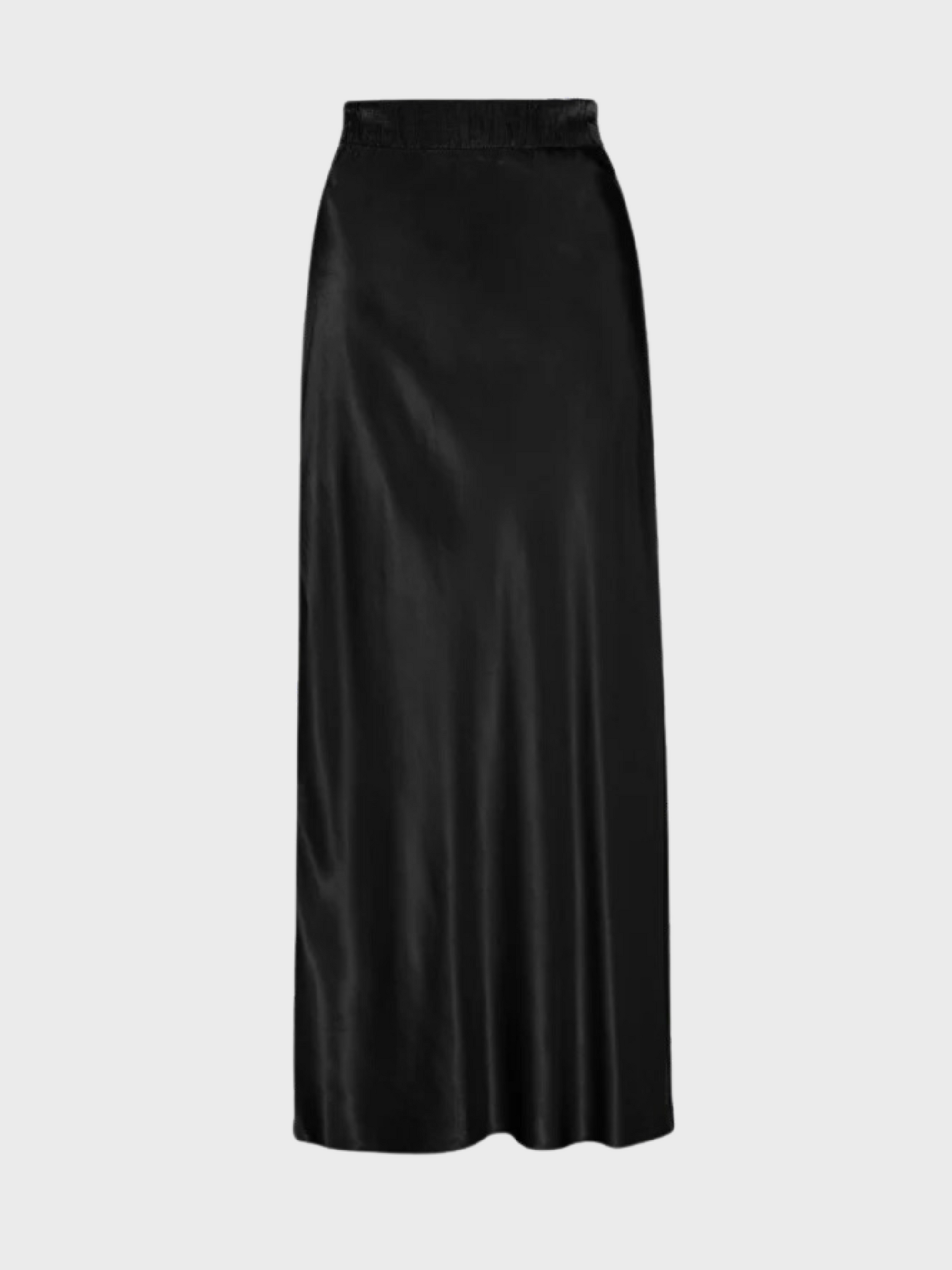 Nation Ltd. Maribel Bias Skirt W Slit Black-Dresses-West of Woodward Boutique-Vancouver-Canada