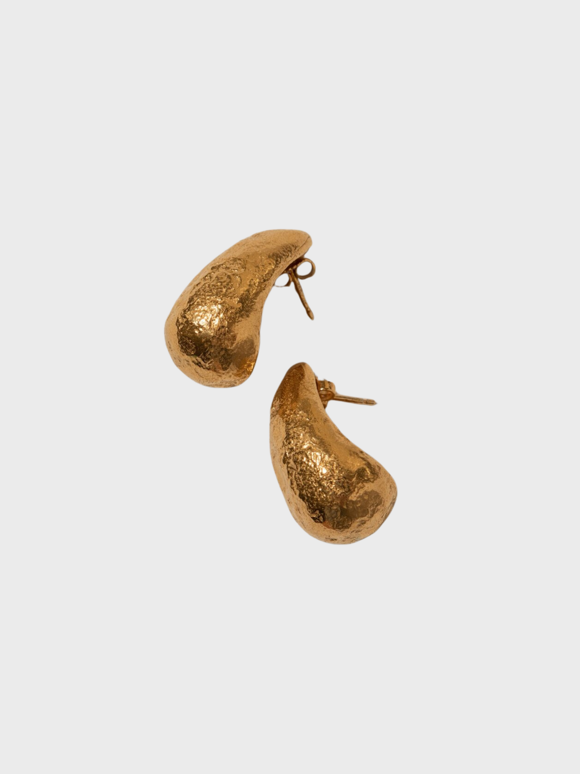 Pamela Card Baia Cannone Earrings 24K Gold Plated-Accessories-West of Woodward Boutique-Vancouver-Canada