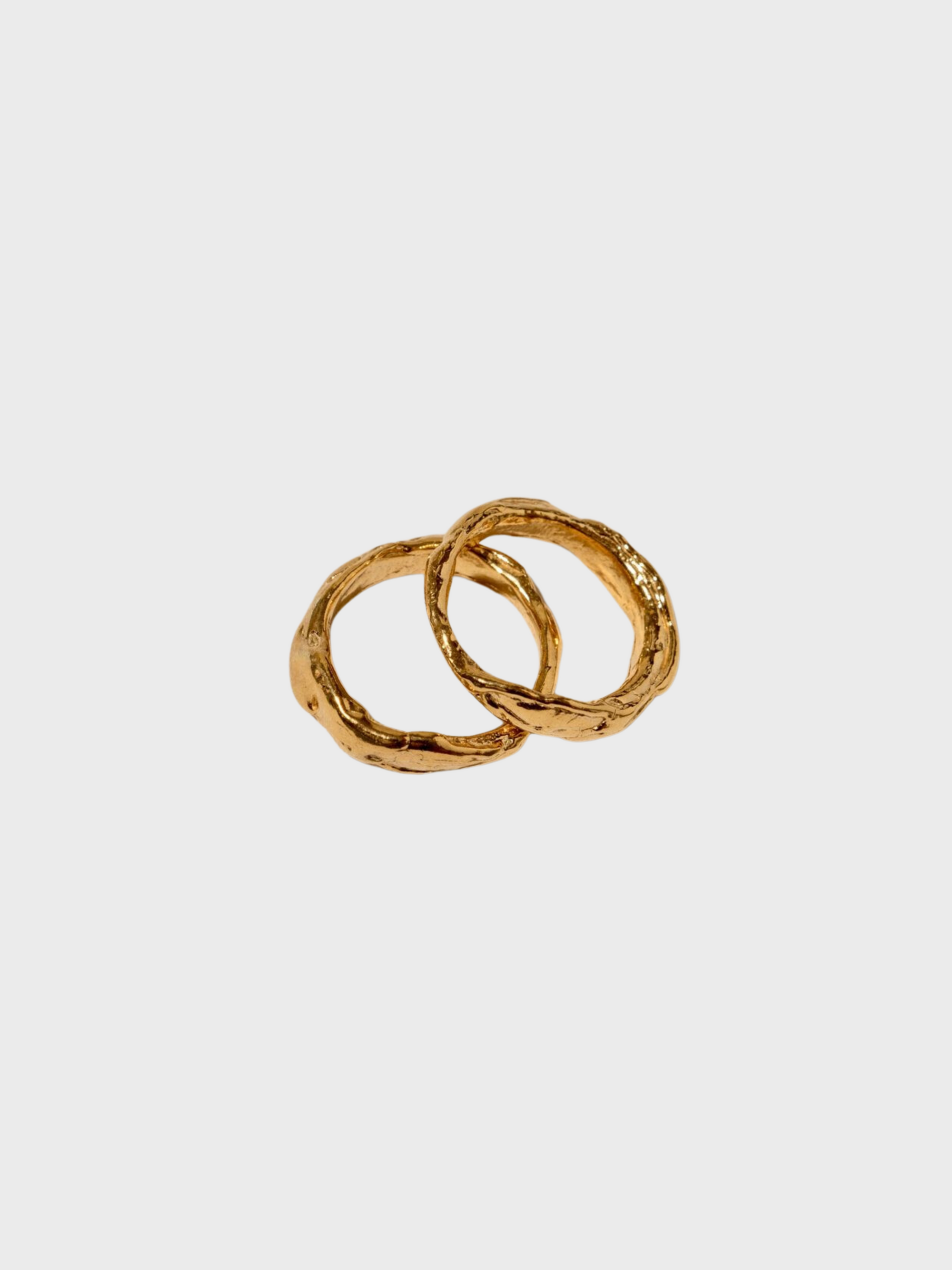 Pamela Card Divine Unity Ring 24K Gold Plated-Accessories-West of Woodward Boutique-Vancouver-Canada