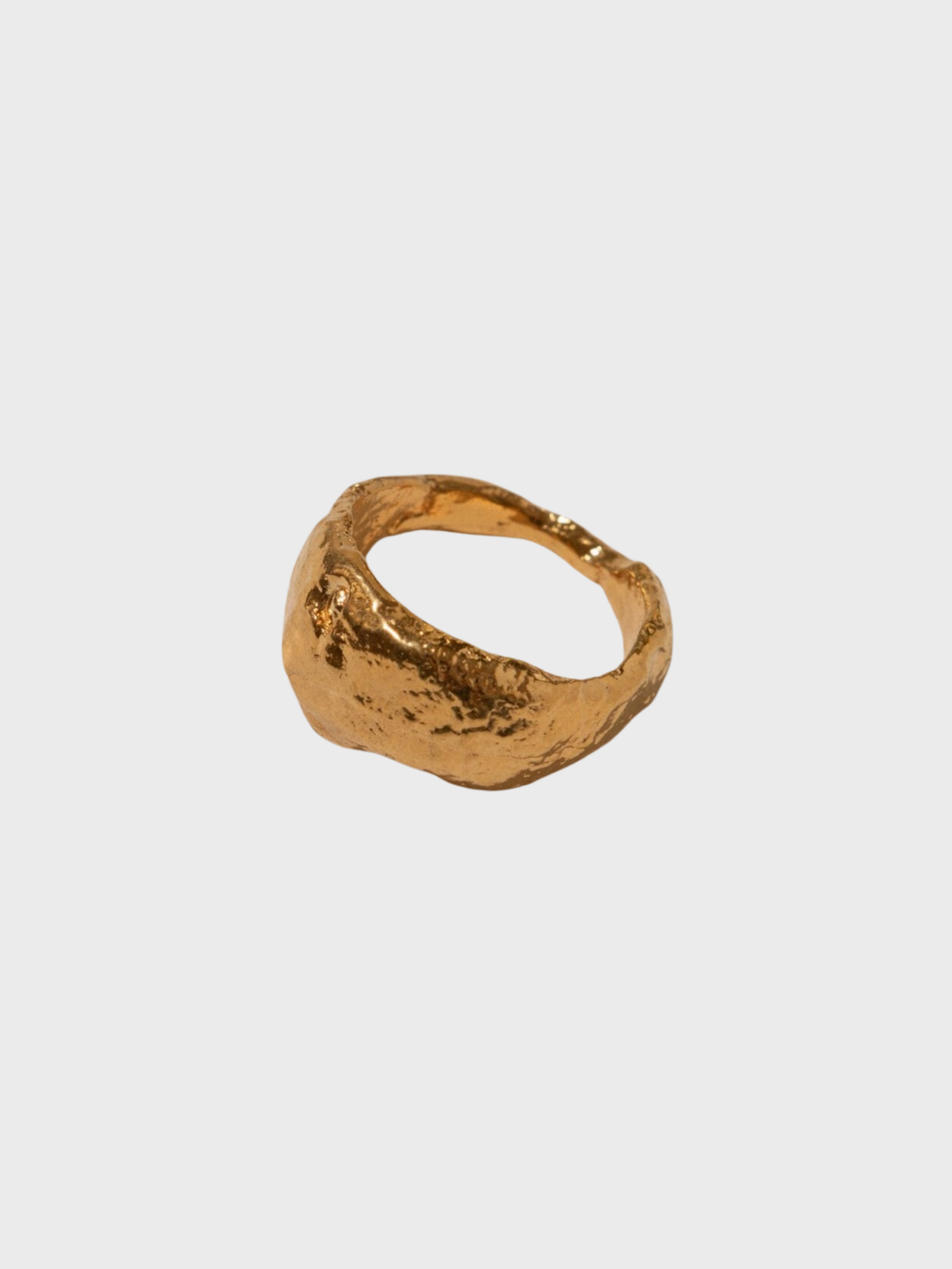 Pamela Card Hidden Grotto Ring 24K Gold Plated-Accessories-West of Woodward Boutique-Vancouver-Canada