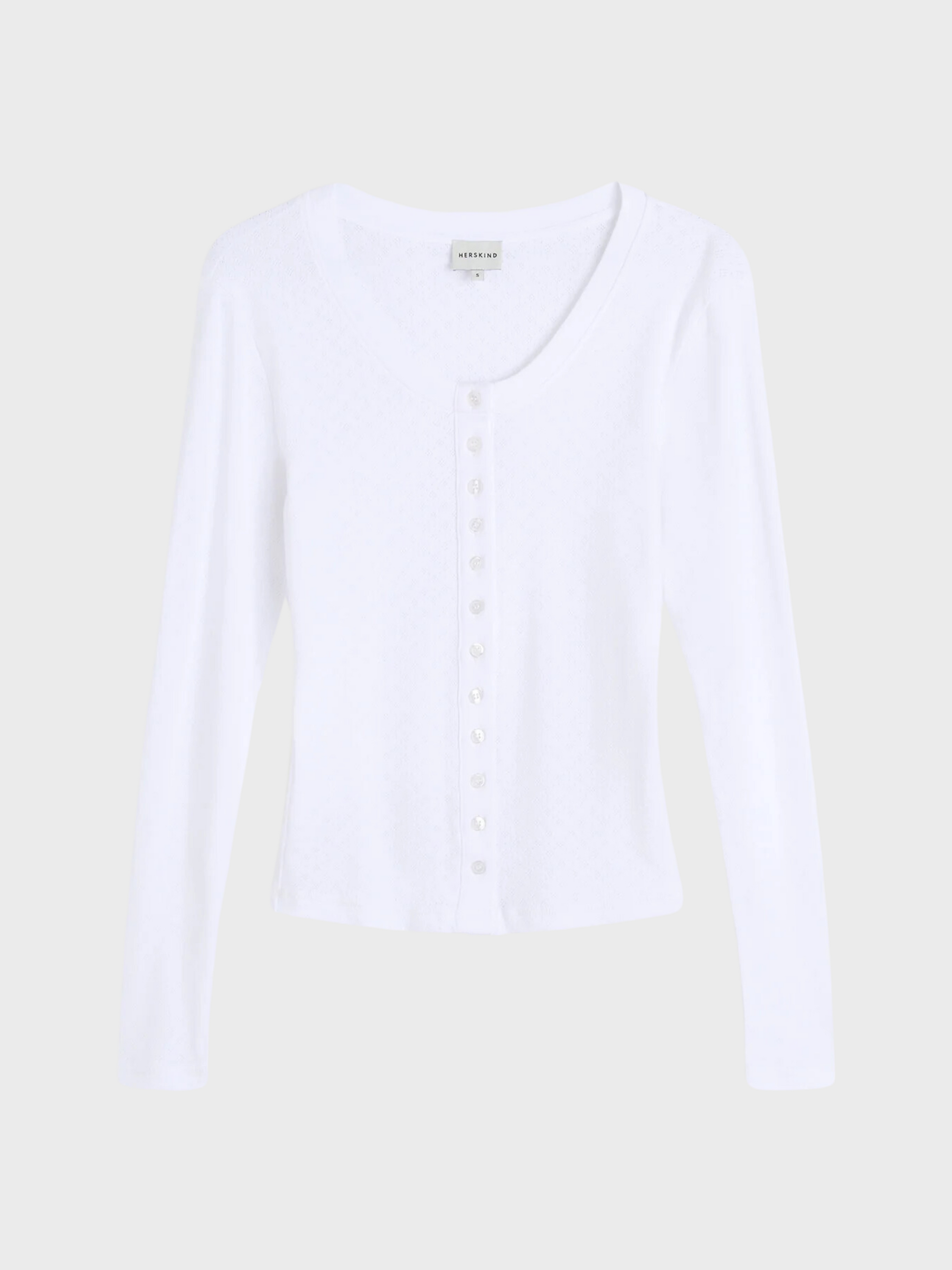 Herskind Dylan Cardigan Off White-T-Shirts-West of Woodward Boutique-Vancouver-Canada