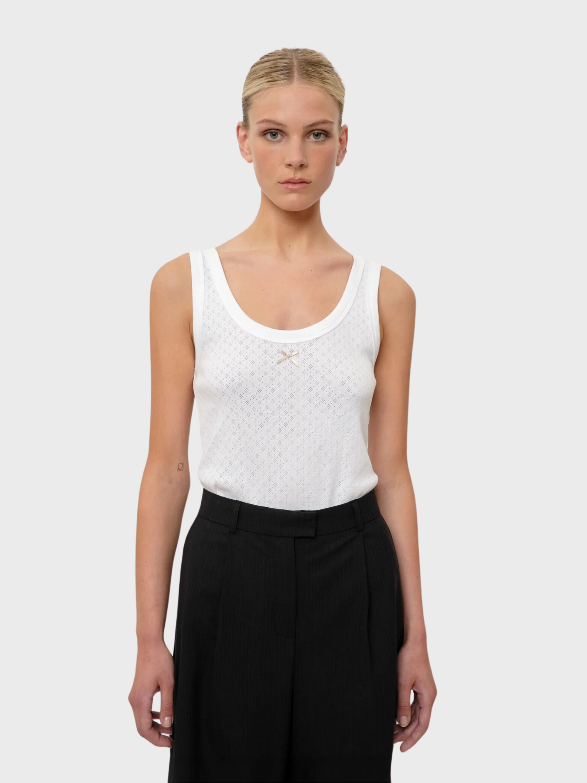 Herskind Hunter Top Off White-T-Shirts-West of Woodward Boutique-Vancouver-Canada