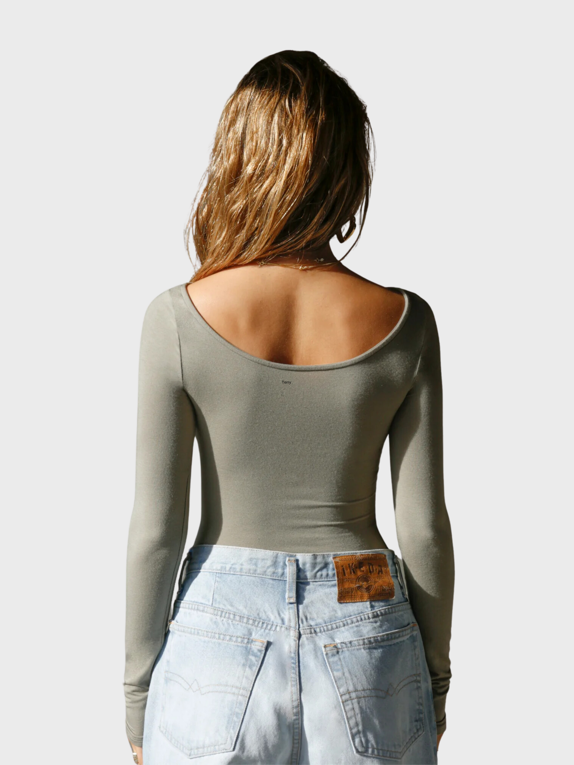 Joah Brown Boatneck Long Sleeve- Sage-T-Shirts-West of Woodward Boutique-Vancouver-Canada