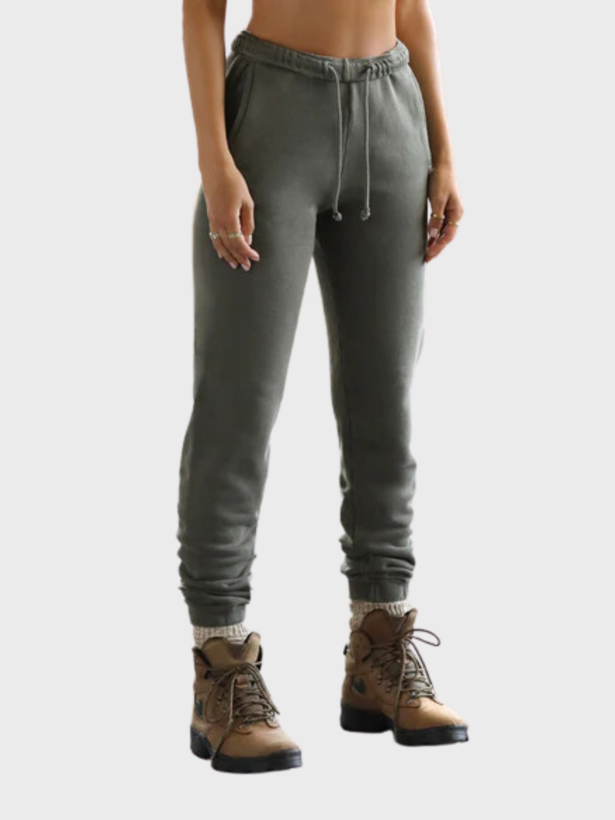 Joah Brown Empire Jogger- Washed Sage-Sweatshirts-West of Woodward Boutique-Vancouver-Canada