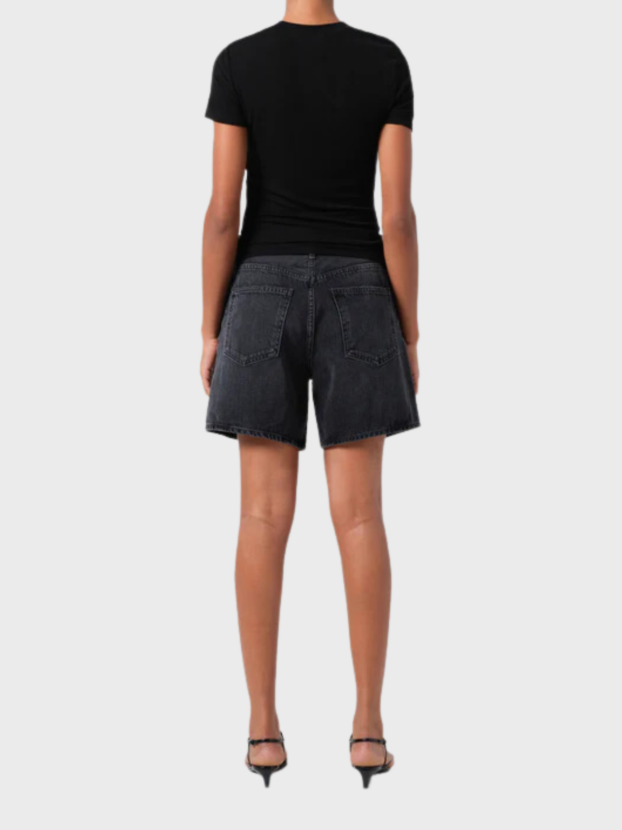 Agolde Dame Denim Short - Hitch-Shorts-West of Woodward Boutique-Vancouver-Canada