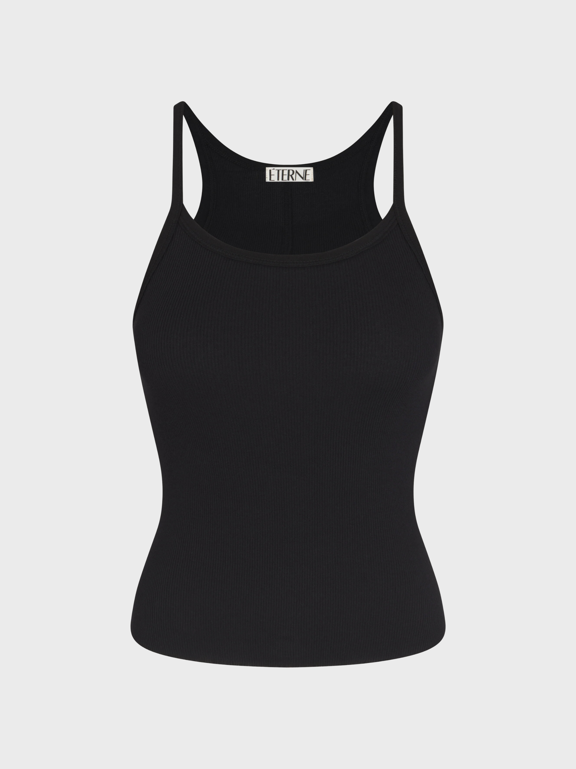 Eterne Rib Tank - Black-T-Shirts-West of Woodward Boutique-Vancouver-Canada