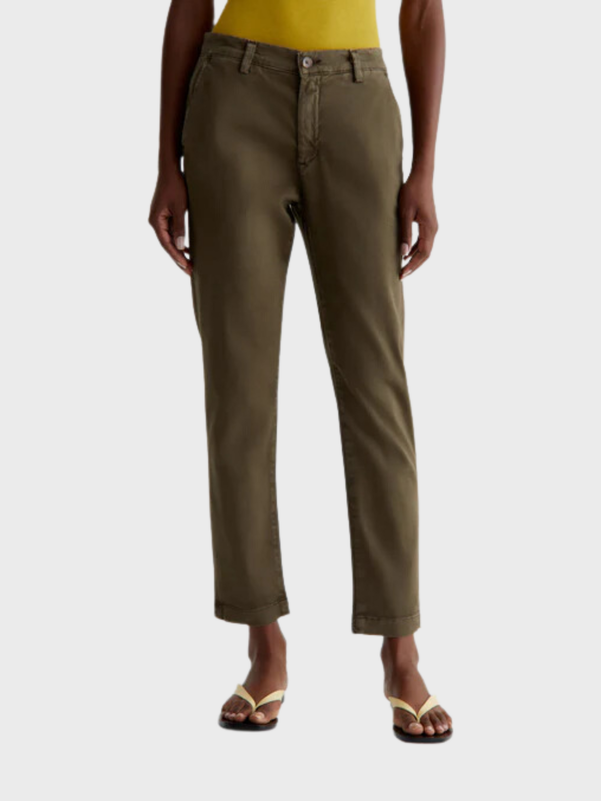 AG Caden Trouser Sulfur Shady Moss-Pants-24-West of Woodward Boutique-Vancouver-Canada