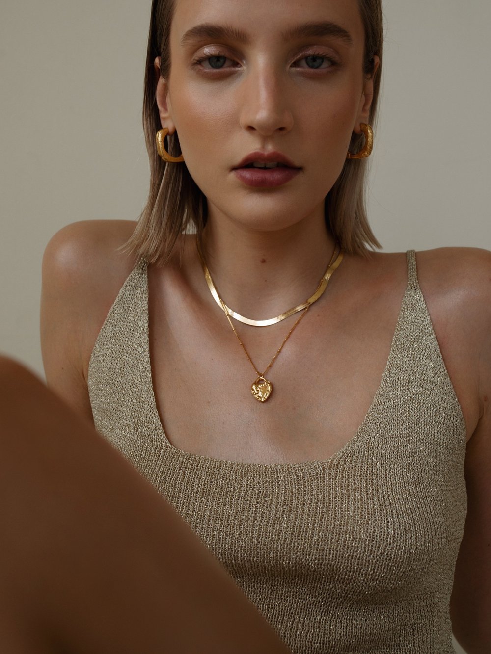 Pamela Card Unveiled Love 18" Necklace 24K Gold Plated-Accessories-West of Woodward Boutique-Vancouver-Canada